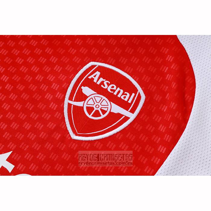Chandal del Arsenal Manga Corta 2026-2027 Rojo - Pantalon Corto